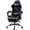 Black, variant on Delmango RGB Ergonomic Gaming Chair with Massage, LED Lights, Footrest, Lumbar Support, Black