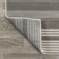 thumbnail image 5 of JONATHAN Y UNIQUE 2 x 8 Runner Rug, Nicky Striped Circles - Gray/Yellow/Cream, UNQ100A-28, 5 of 7
