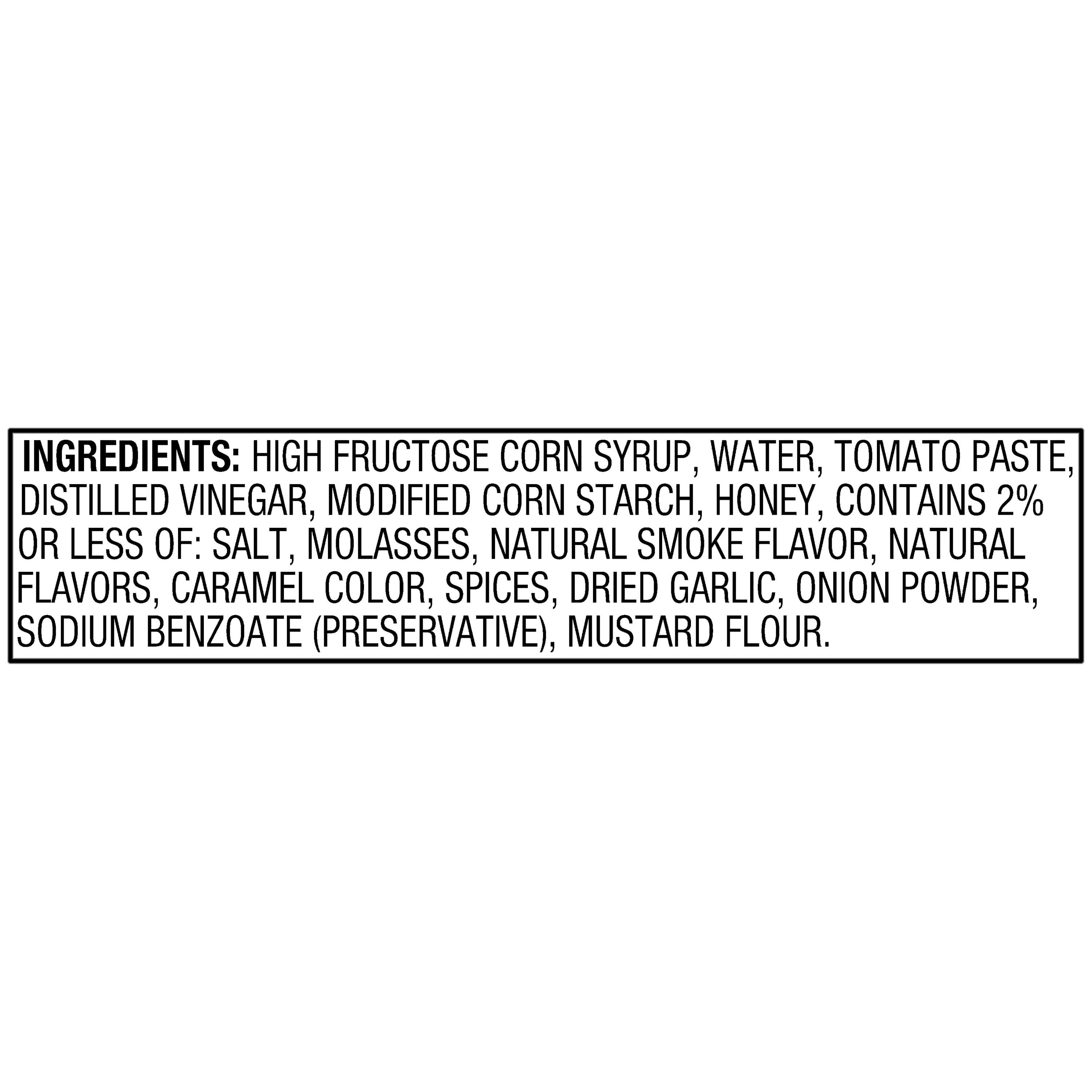 (4 pack) Great Value Honey Barbecue Sauce, 18 fl oz