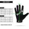thumbnail image 3 of EliteTek RG-14 Football Gloves (Black/Black, Adult Small), 3 of 5