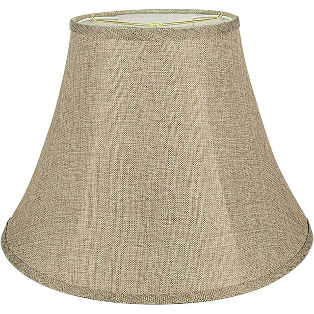38001 - visualización de lámpara de construcción plegable con forma de campana, de transición natural, 9 pulgadas superior x 18 pulgadas, inferior x 13 pulgadas de altura inclinada