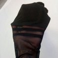 thumbnail image 5 of Nouveaux Collants Aguichant pour Femmes Filles Tentation Transparente Haute Élasticité Bas Rayés Abricot, 5 of 5