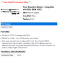 thumbnail image 2 of Front Brake Pad Sensor - Compatible with 2000 BMW 323Ci, 2 of 2
