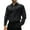 Black, variant on Mens Twill Dress Shirts Solid Long Sleeve Stretch Wrinkle-Free formal Shirt Business Casual Front Button Shirts Light Blue