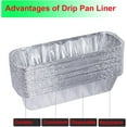 thumbnail image 4 of Grease Cup Liner for Camp Chef Griddle Grease Catcher Accessories, Camp Chef Drip Pan Grease Tray Liners Aluminum Foil Disposable 30 Pack, 4 of 13