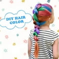 thumbnail image 2 of New Hair Chalk Comb for Girls Kids, Washable Temporary Hair Color Dye for Kids Age 5 6 7 8 9 10+ Birthday Party Gift Cosplay DIY, Children's Days, 2 of 8