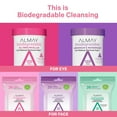 thumbnail image 2 of Biodegradable Micellar Eye Makeup Remover Pads, 2 of 6