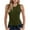 Army Green, variant on Mrat Tank Tops for Women Fashion Women Sleeveless Garment Comfortable Breathable Round-Neck Blouses Tops S-381 Red-a XXL