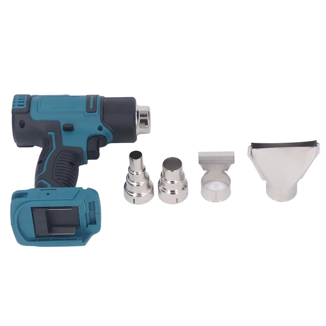 Pistola de calor con batería, batería de litio, batería de litio caliente inalámbrica, pistola de aire caliente, pistola de calor inalámbrica impulsada por el rendimiento NikouMX herramienta