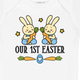 thumbnail image 4 of Inktastic 1st Easter Twin Boys Bunny Boys Baby Bodysuit, 4 of 5