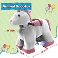 thumbnail image 2 of HOVER HEART Electric Animal Ride On Toy, 6V Powered Unicorn Ride-on with Wheels, Led Lights, Safety Belt, A Great Gift Choice for Kid, 2 of 6