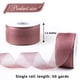 thumbnail image 2 of Cinta decorativa Mlurcu de organza rosa malva, 3,8 cm, 91 m, 2 of 7