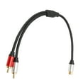 thumbnail image 2 of Cable divisor en Y de 1 RCA hembra a 2 RCA macho, 1 hembra a 2 machos, para TV, subwoofer, amplificador y portátil., 2 of 14