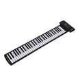 thumbnail image 4 of Rollo Portátil De 61 Teclas, Teclado De Música Suave Digital Electrónico Flexible De Silicona Piano Nuevo, 4 of 7