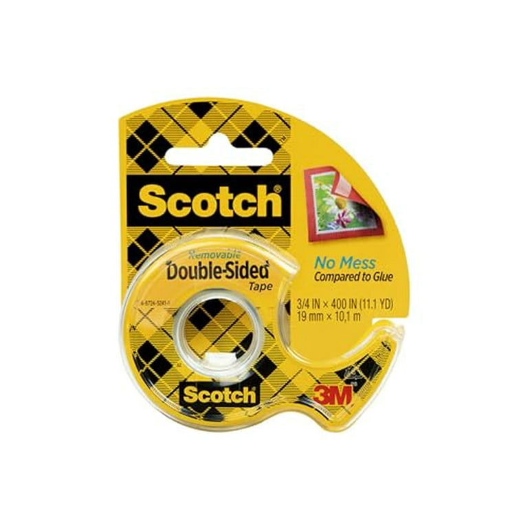 Scotch Refillable Adhesive Removable Double-coated Tape, 3/4