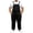 Black, variant on Men's Big & Tall Bib Denim Overalls Elastic Waist Adjustable Strap Jumpsuit Casual Summer Workwear Straight Leg Pants Romper