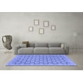 thumbnail image 3 of Ahgly Company Indoor Rectangle Abstract Blue Modern Area Rugs, 2' x 4', 3 of 4
