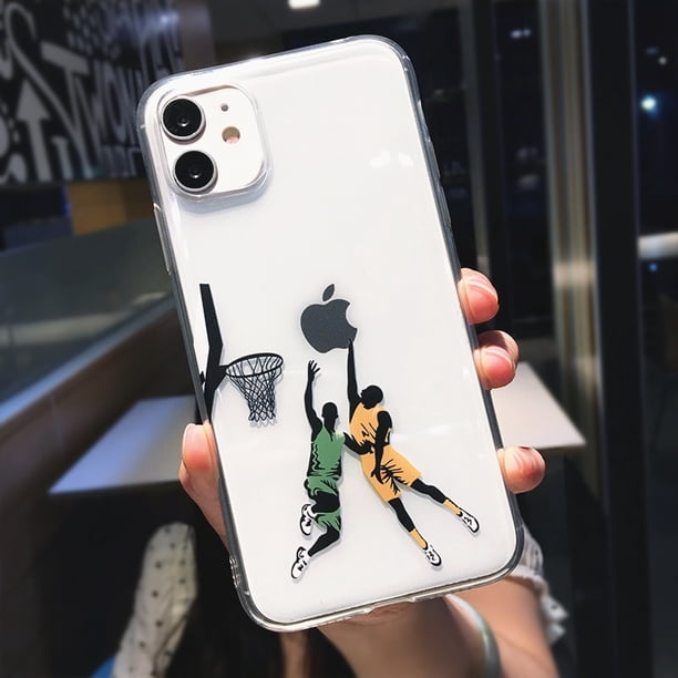 Coque de téléphone Slam Dunk Basketball pour garçon, coque souple transparente, dessin animé drôle, iPhone 14 Pro Max 13 12 11 XS X Poly 7 8 Plus qiuyongming unisex