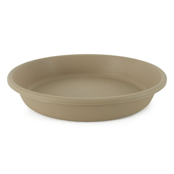 HC Companies Classic 21.18" Round Saucer for 24" Flower Pots, Sandstone