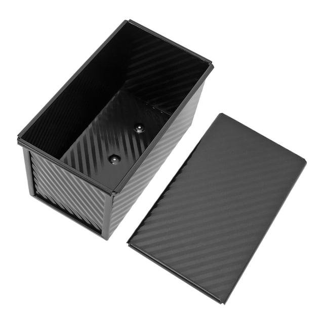 Carbon Steel Bread Pan with Even Heat Distribution, Non Stick Coating,Box Bakeware for Baking Bread, Toasts, Cakes