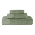 thumbnail image 3 of Superior Rayon from Bamboo Soft Modern 3-Piece Towel Set, Green, 3 of 13