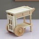 thumbnail image 2 of Carrito de comedor para muebles de casa de muñecas en miniatura, escala 1:12, 2 of 3