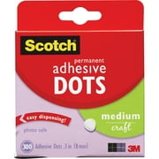 (3 Pack) Scotch adhesive dots, clear, 300 / box (quantity)