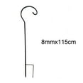 thumbnail image 1 of Sturdy Iron Garden Shepherd Hook for Lantern and Birdbath Hanging, 1 of 7