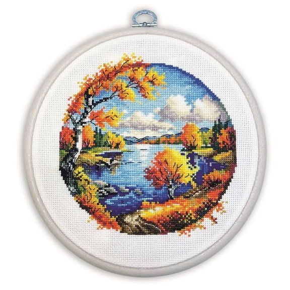 Wizardi Counted Cross Stitch kit - Autumn 1293A Alisena