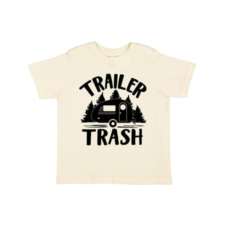 

Inktastic Trailer Trash- Camping Humor Gift Toddler Boy or Toddler Girl T-Shirt