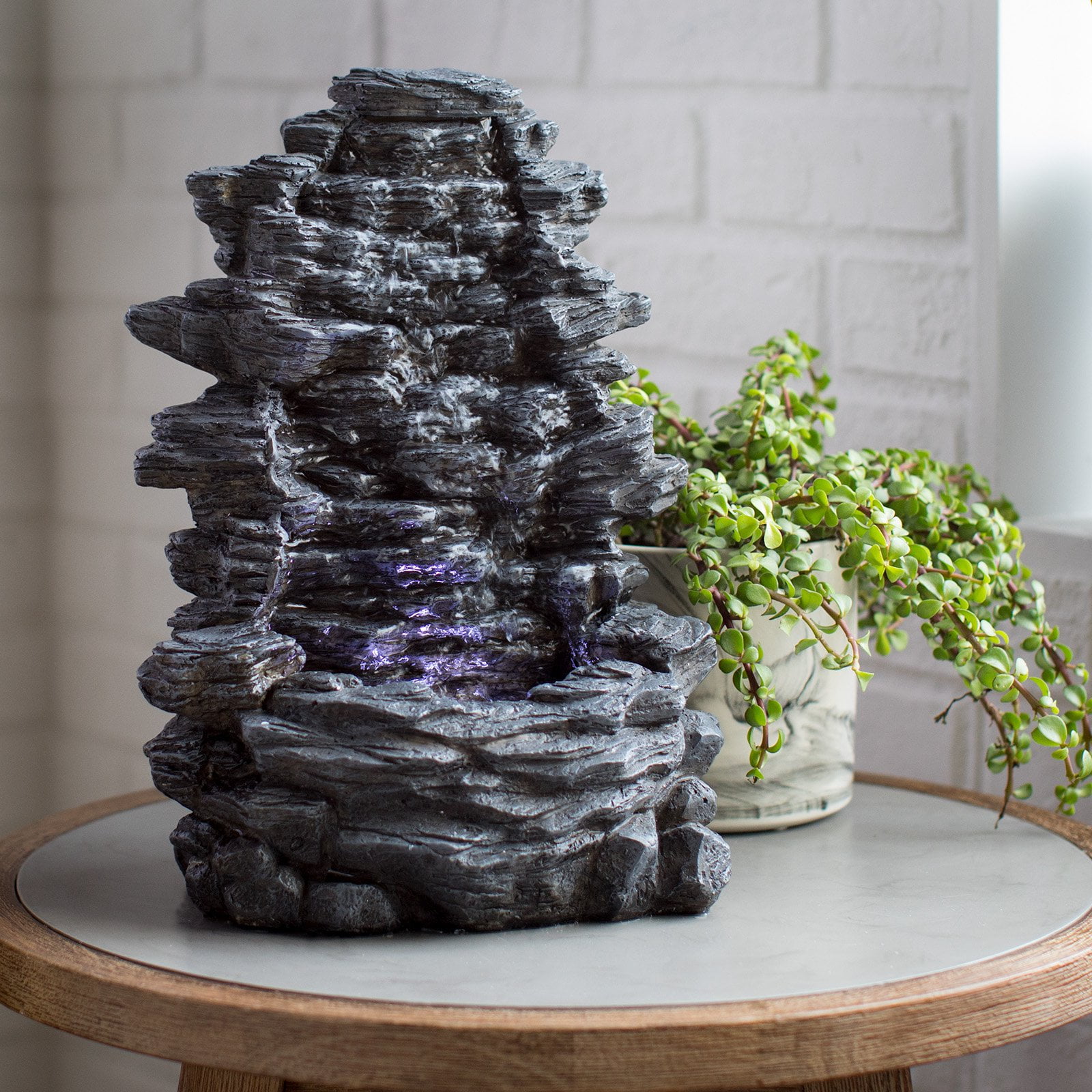 Belham Living Hudson Rock Table Top Fountain by