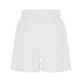 thumbnail image 5 of UAYOTSE Girls Shorts Casual Floral Printed Short Pants Summer Ruffle Beach Shorts with Pockets(9-10 Years,White), 5 of 9