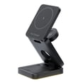 thumbnail image 2 of EGNMCR Three In One Wireless Charger Folding Magnetic Wireless Charger Suitable For Wireless Fast Charging Bracket P lastic c harger, 2 of 9
