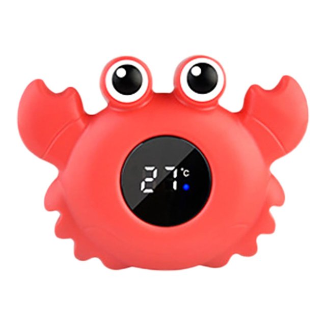 Medidor Electrónico De Temperatura Para El Baño Del Bebé Con Forma De Animal De Dibujos Animados Y Pantalla De Tres Colores Para La Bañera. Garantiza La Comodidad Y El Bienestar Del Bebé.