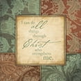 thumbnail image 2 of Grey, Jace 15x15 White Modern Wood Framed Museum Art Print Titled - Through Christ, 2 of 4