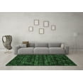 thumbnail image 3 of Ahgly Company Indoor Rectangle Abstract Emerald Green Modern Area Rugs, 8' x 10', 3 of 4