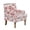 Red, variant on IVV Upholstered Armchair with Nailhead Trim & Solid Wood Legs, Comfortable Accent Reading Chair, 27"L x 28.5"W x 34"H, Yellow Floral