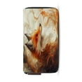 thumbnail image 6 of Qxltty Cool Orange Fox Women's Leather Wallet Fashion Retro Multi Card Holder with Cell Phone Pocket Mothers Day Gifts, 6 of 6