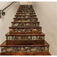 thumbnail image 6 of MOYISHI Peel and Stick Wallpaper 17.71inch x 236.22inch Gold/Grey Floral Contact Paper Removable Self -Adhesive Waterproof Flower Wallpaper Wall Mural Decoration, long, 6 of 7