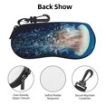 thumbnail image 3 of Balery White Jellyfish Dansing in the Ocean for Zipper Sunglasses Case, Eyeglasses Cases, Protective Case For Glasses,Flexible Eyewear Storage,Multi-Purpose Key Lock Case, 3 of 6