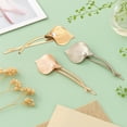 thumbnail image 3 of 9Pcs 3 Colors Iron Hair Bobby Pins Hair Accessories for Women Girls with Imitation Pearls Calla Lily Mixed Color 75x24.5x11mm 3pcs/color, 3 of 5