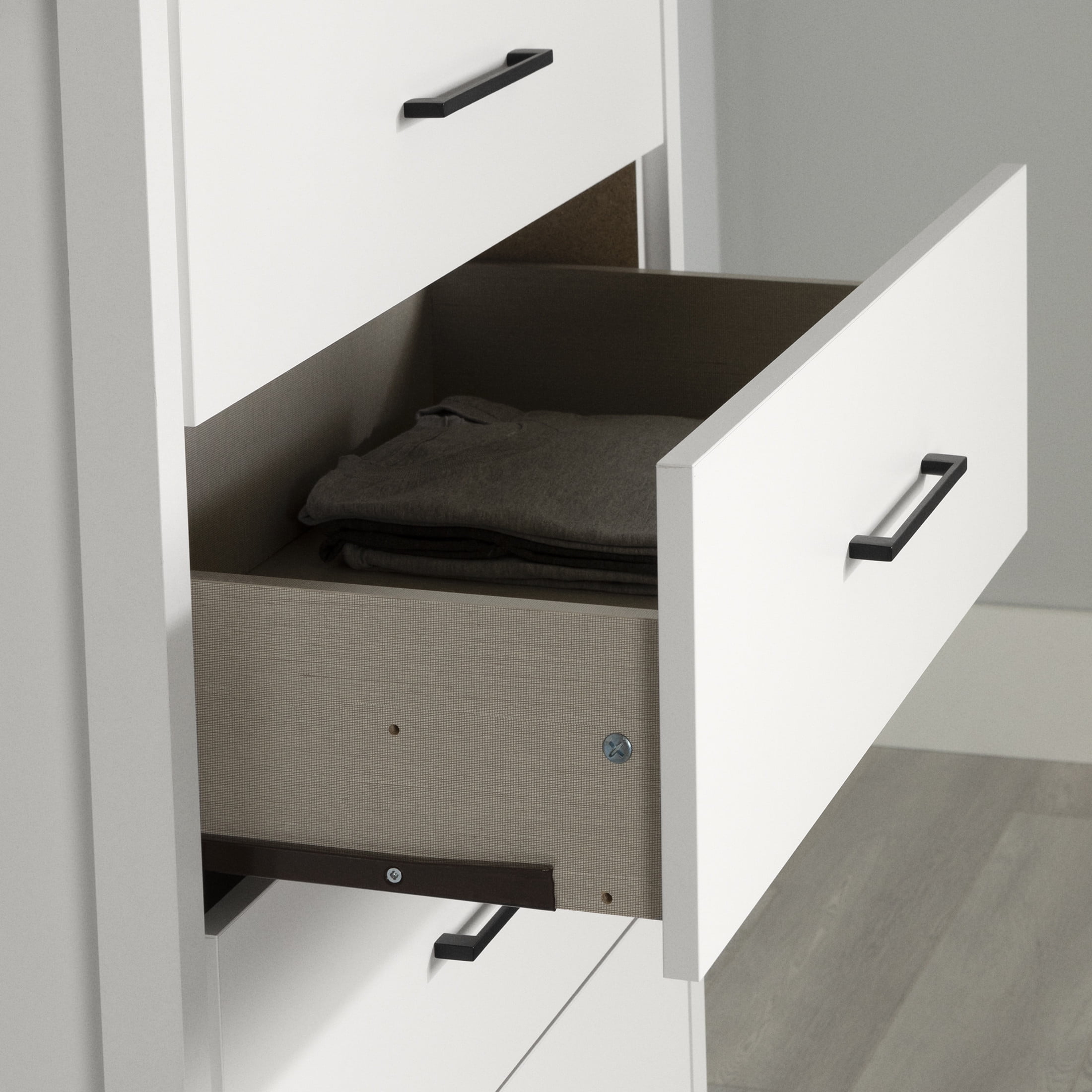 South Shore Gravity, Contemporary Dresser,  White