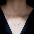 thumbnail image 5 of Rosec Jewels Lab Grown Diamond Infinity Necklace - EF-VS Quality - Ready to Gift for Valentines Day, 925 Sterling Silver, 5 of 8
