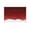 Red, variant on Pink Ombre Stripes Sun Shade Sail 6.5'x10' Rectangle Outdoor Shade Canopy, Modern Roman Abstract Waves Art Porch Shades Outdoor Sun Blocking Screen, Sunshade Cloth Covers for Patio/Deck/Garden
