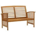 thumbnail image 4 of vidaXL Garden Lounge Set Natural Wood Solid Acacia wood Standard Durable, 4 of 6