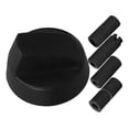 thumbnail image 4 of Universal Black Control Knobs Replacement With 5 Adapters For Oven Stove And Range Versatile And Wide Application For Various Models, 4 of 6