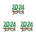 thumbnail image 3 of Redempat Stand Out In Style With 2024 Glasses Frame Party Supplies Included Universal Size Funny Shape Wide Applications green 3Set, 3 of 6