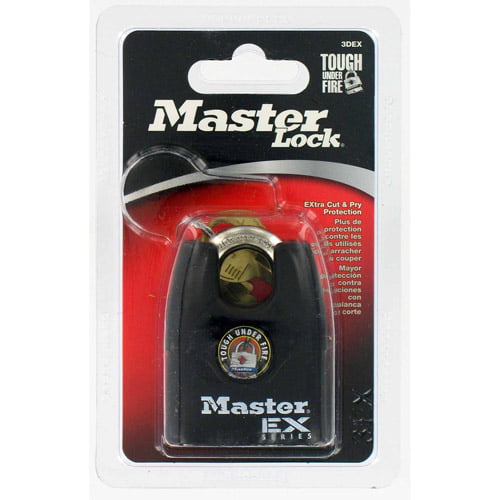 Master Lock 1DEX EX Series Shrouded Shackle Padlock for sale online 