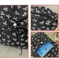 thumbnail image 6 of School Backpacks Bow Backpack Cute Preppy Daypack for Teen Girls School College Bookbag Black One Size, 6 of 9