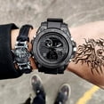 thumbnail image 2 of Reloj multifunción de fuerzas especiales para hombre, con doble pantalla, resistente al agua, luminoso, para deportes al aire libre, reloj electrónico para parejas, 2 of 4